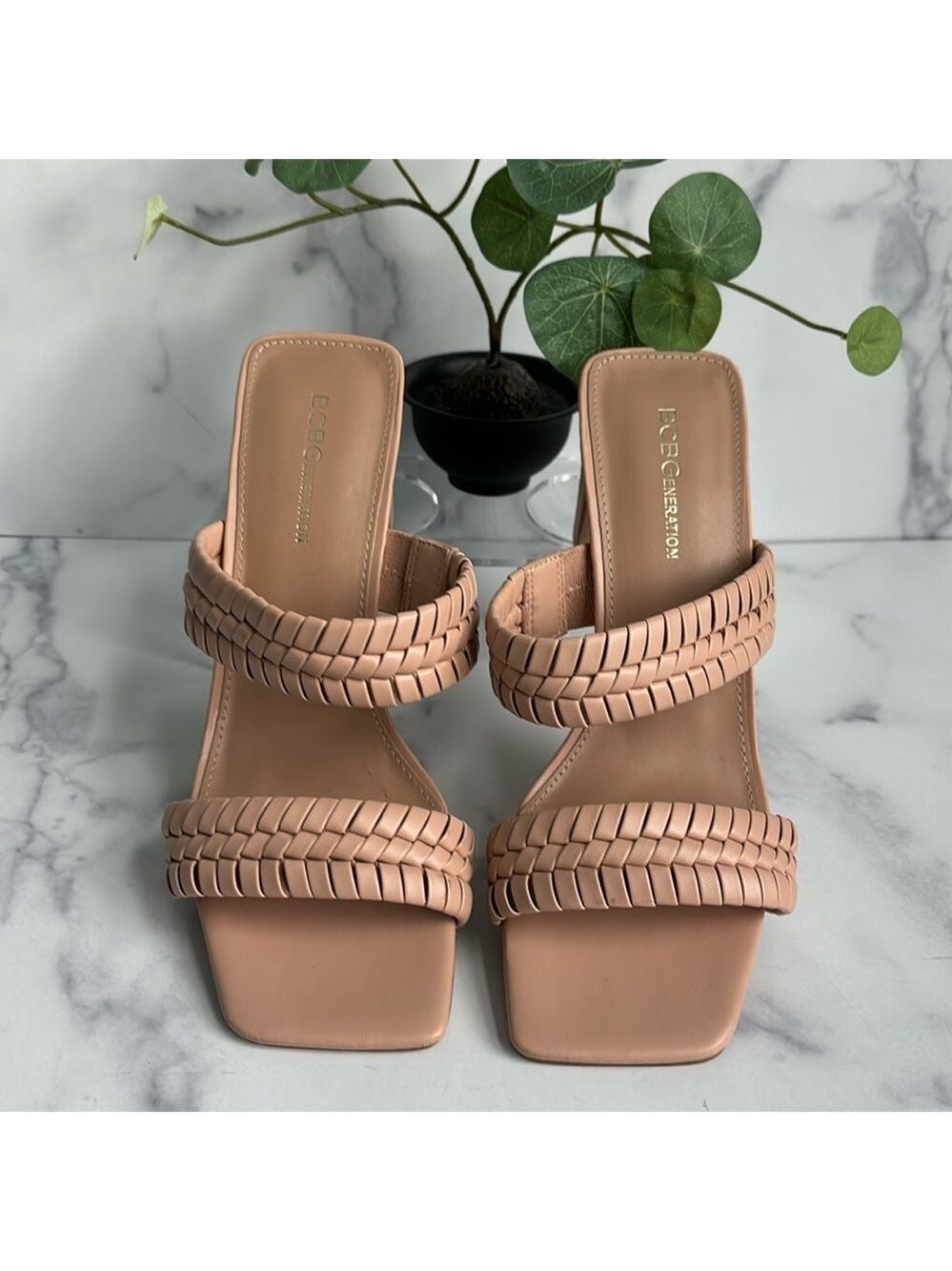 BCBGeneration Fenda Slide Sandals Size 9.5 NWOT